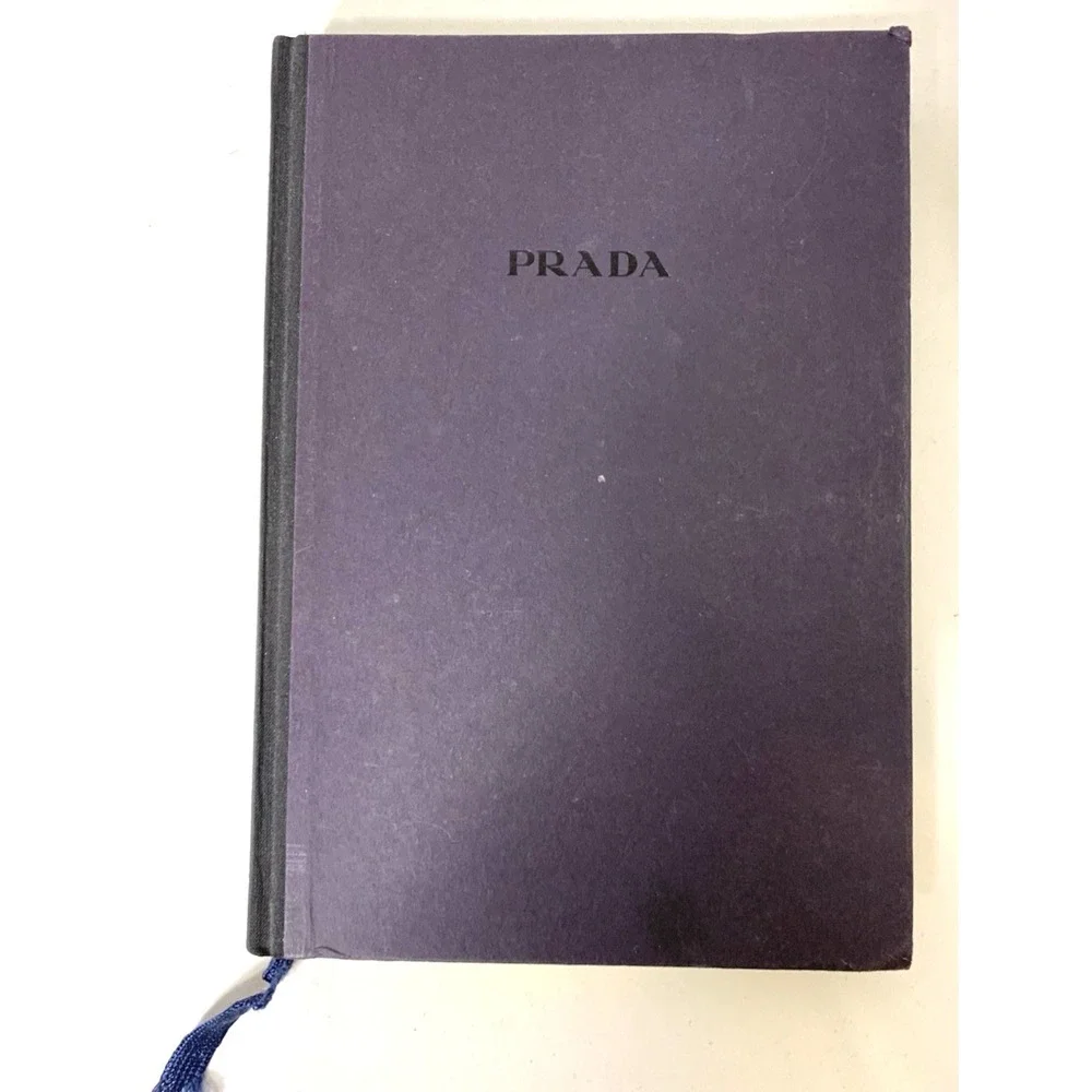 Prada Diary Diario Calendar Planner Journal Book 2003 Italian Gold Edges CLEAN
